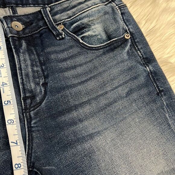 Cult of Individuality Jeans Zen Mid Rise Skinny Fading 77A1-Z44H Embroidered 27 - Picture 6 of 12